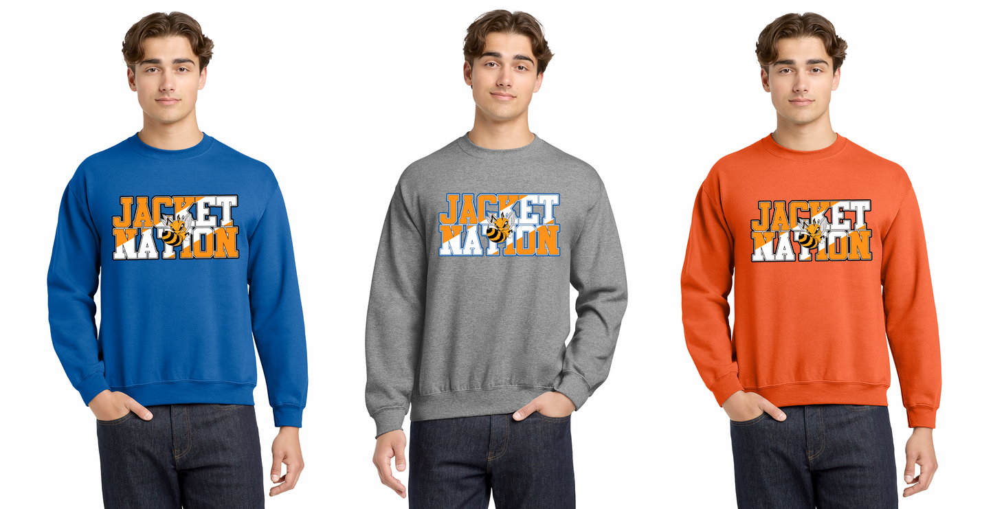 Williamsburg Crew Neck SWEAT SHIRT JACKET NATION