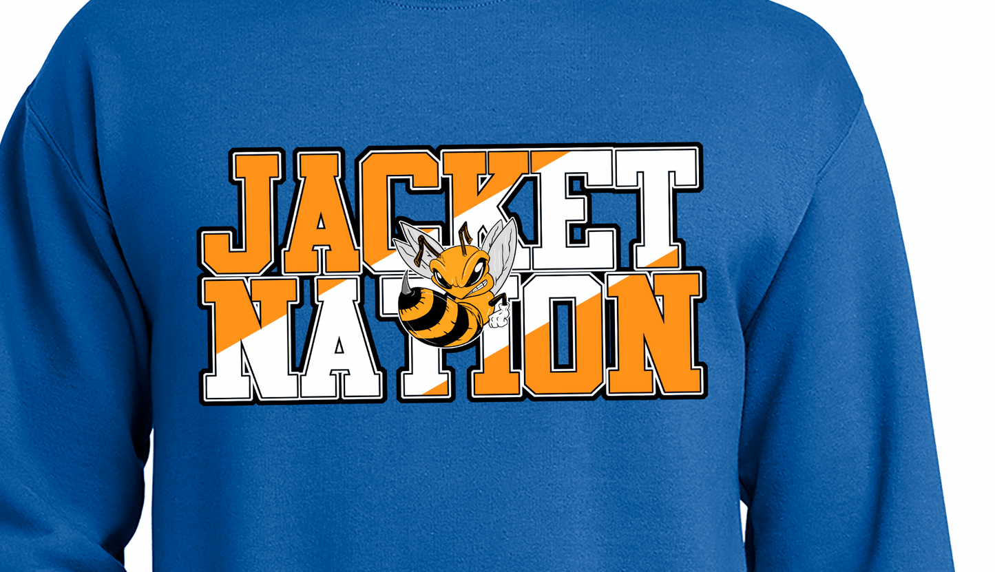 Williamsburg Crew Neck SWEAT SHIRT JACKET NATION