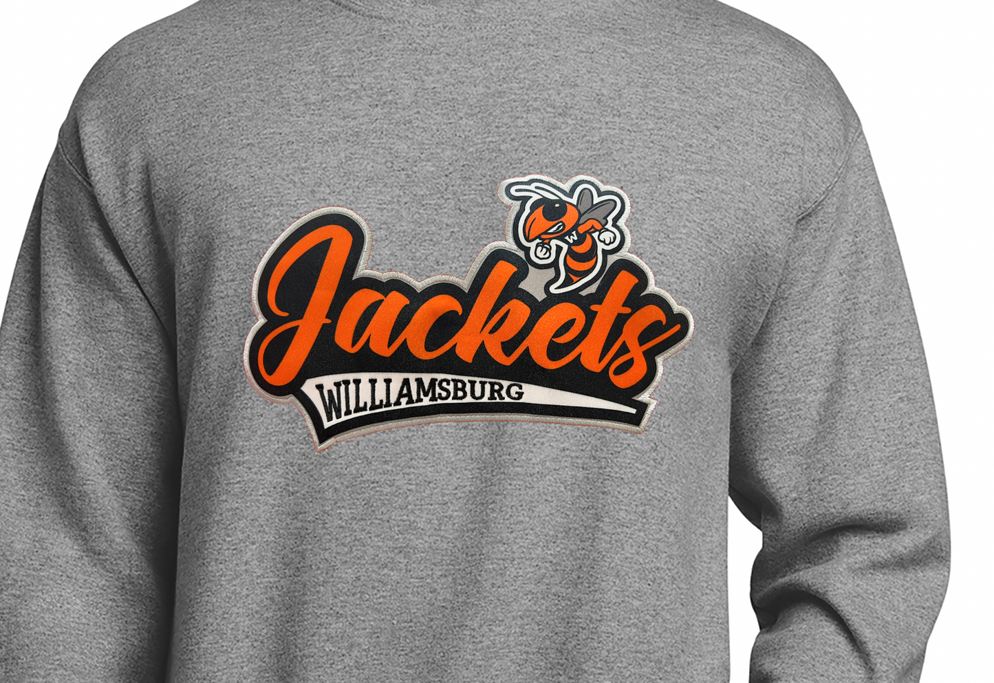 Williamsburg Crew Neck Applique Sweat Shirt