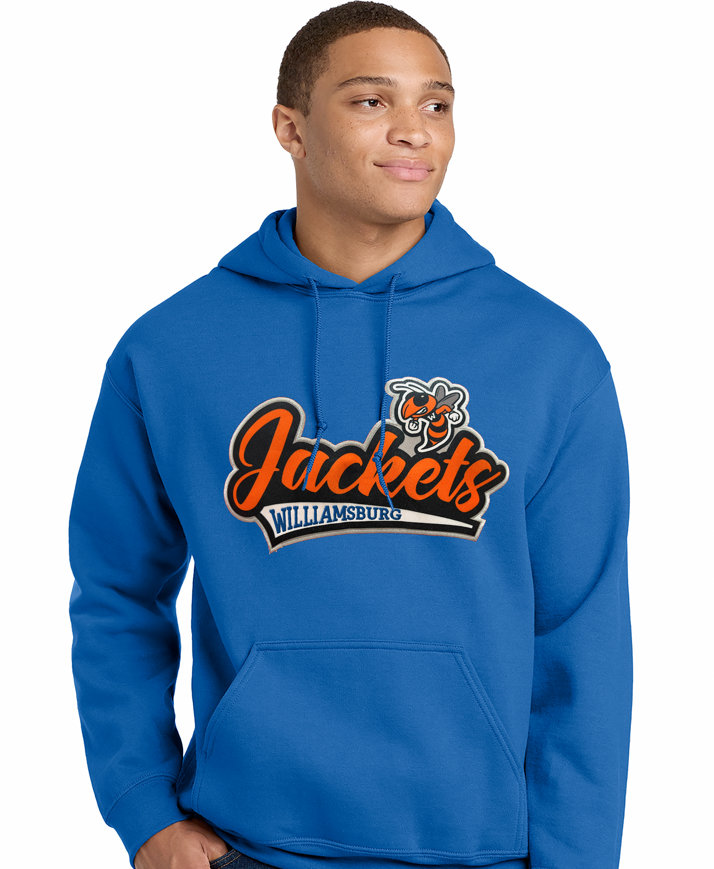 WILLIAMSBURG APPLIQUE HOODIE.