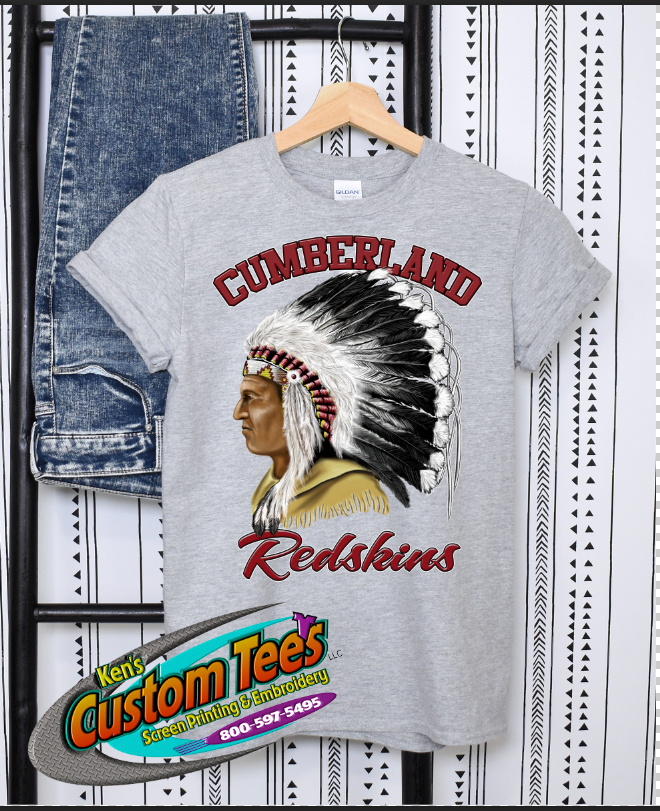 Cumberland Redskins School CUMBERLAND KENTUCKY SHIRT