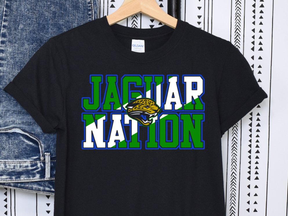 JAGUAR NATION SHORT SLEEVE T-SHIRT - NORTH LAUREL School