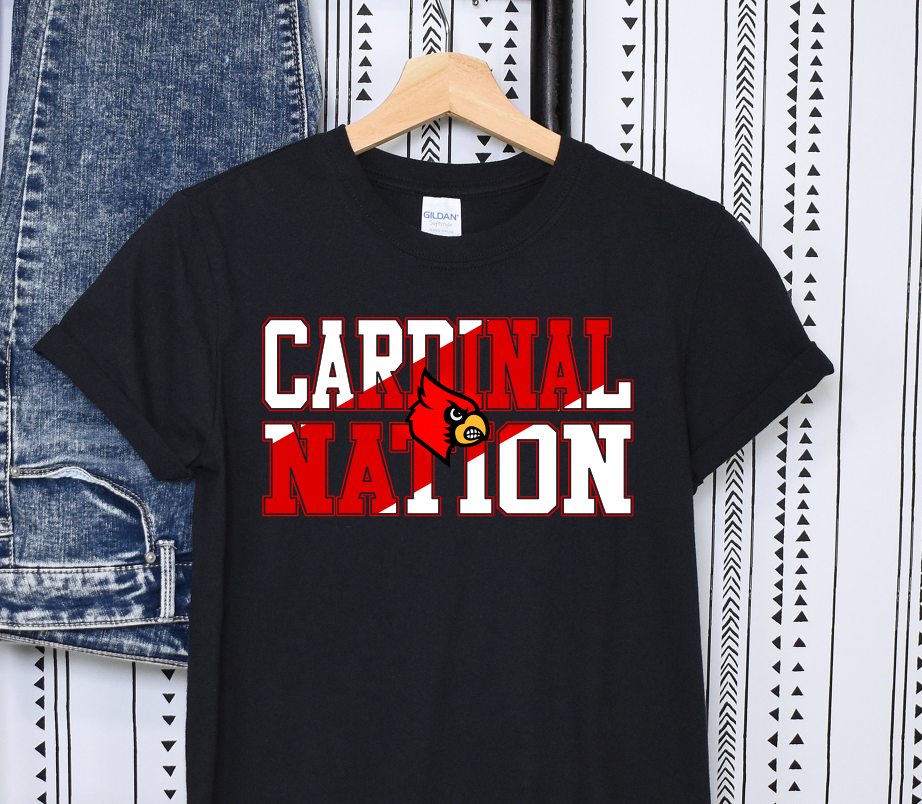 SOUTH LAUREL CARDINAL NATION SHORT SLEEVE T-SHIRT SCHOOL