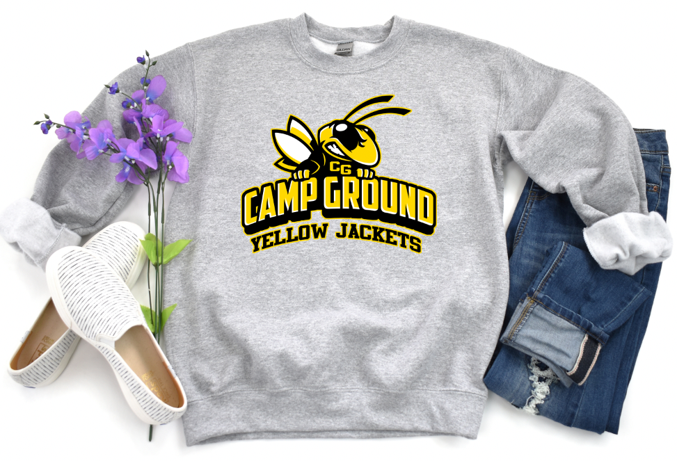 CAMPGROUND ELEMENTARY SCHOOL Crewneck Sweatshirt Gildan 18000