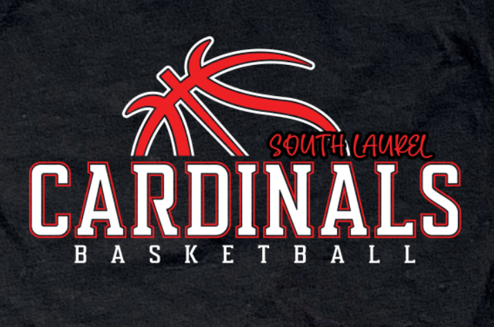 SOUTH LAUREL CARDINALS SCHOOL BASKETBALL Crewneck Sweatshirt