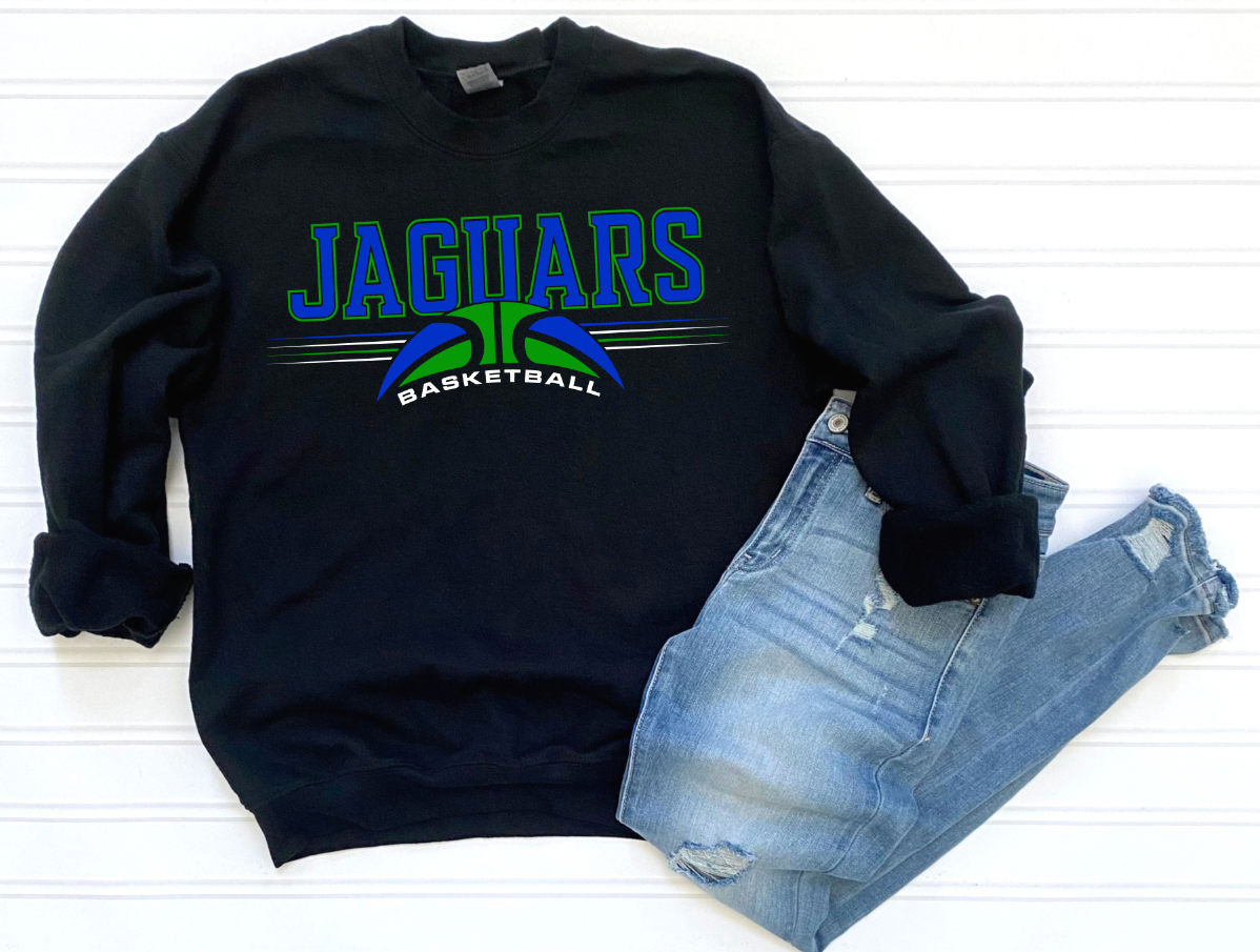 NORTH LAUREL JAGUARS BASKETBALL Crewneck Sweatshirt