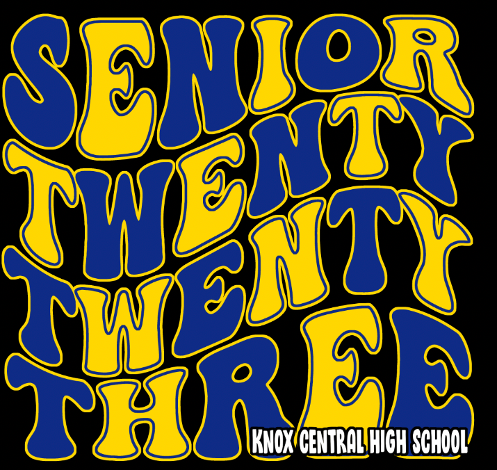 GROOVY KNOX CENTRAL HIGH SCHOOL SENIOR CLASS OF 2023 T-SHIRT