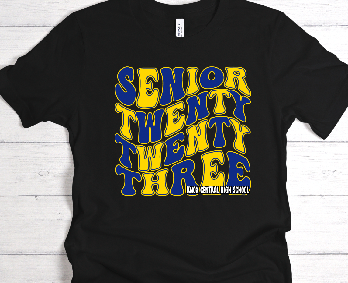 GROOVY KNOX CENTRAL HIGH SCHOOL SENIOR CLASS OF 2023 T-SHIRT