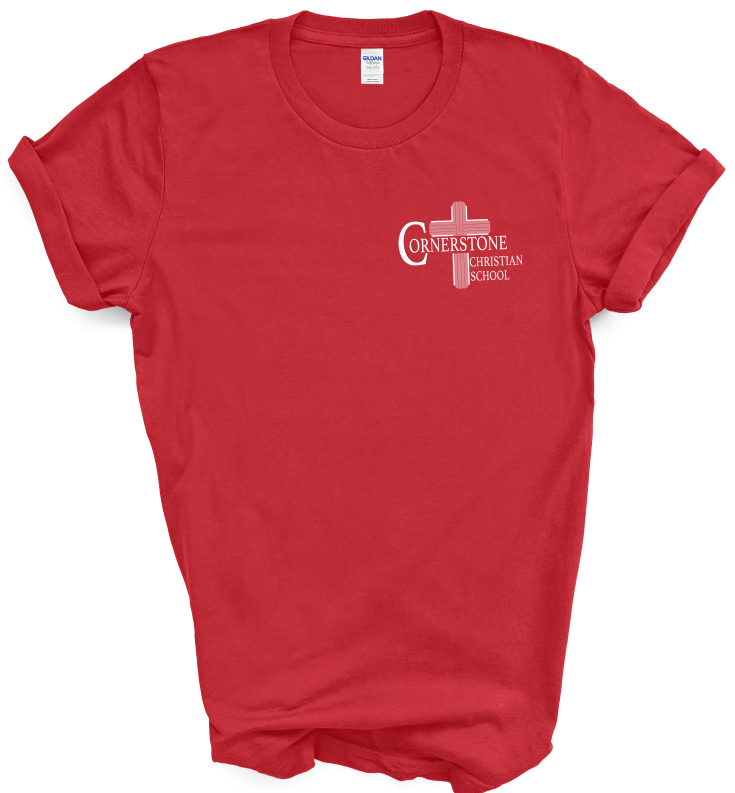 CORNERSTONE CHRISTIAN SCHOOL SHORT SLEEVE T-SHIRT SCHOOL _