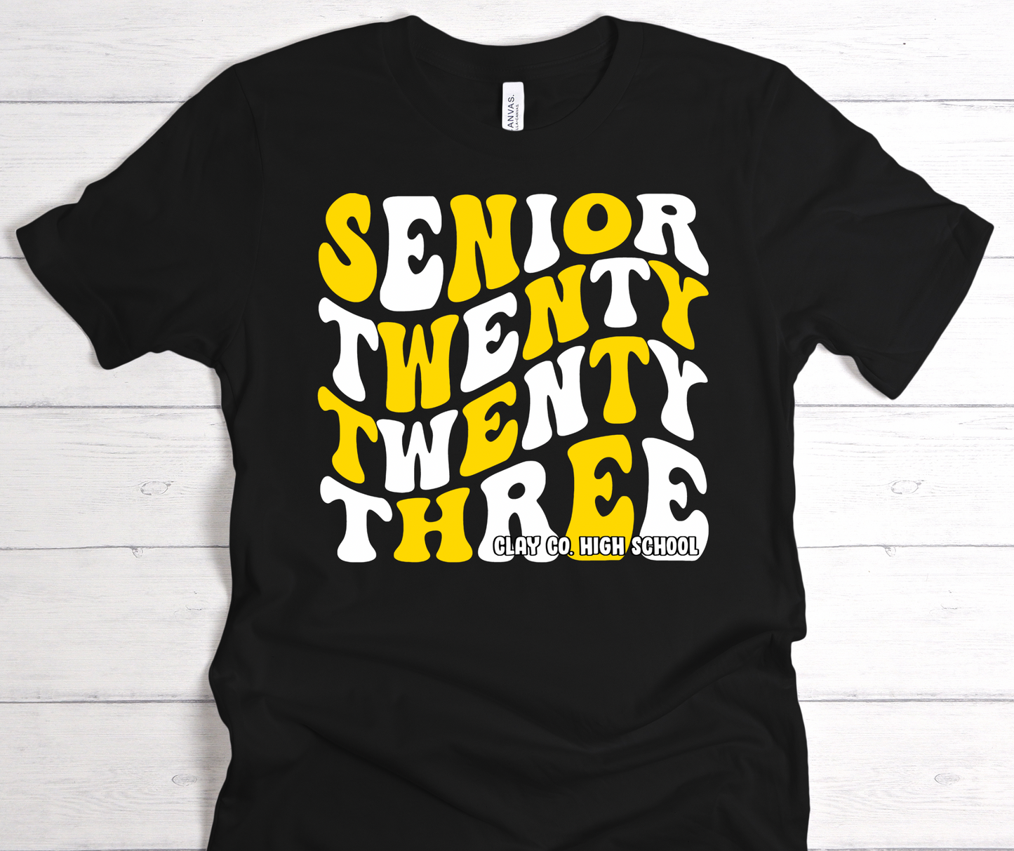 GROOVY CLAY COUNTY HIGH SCHOOL SENIOR CLASS OF 2023 T-SHIRT