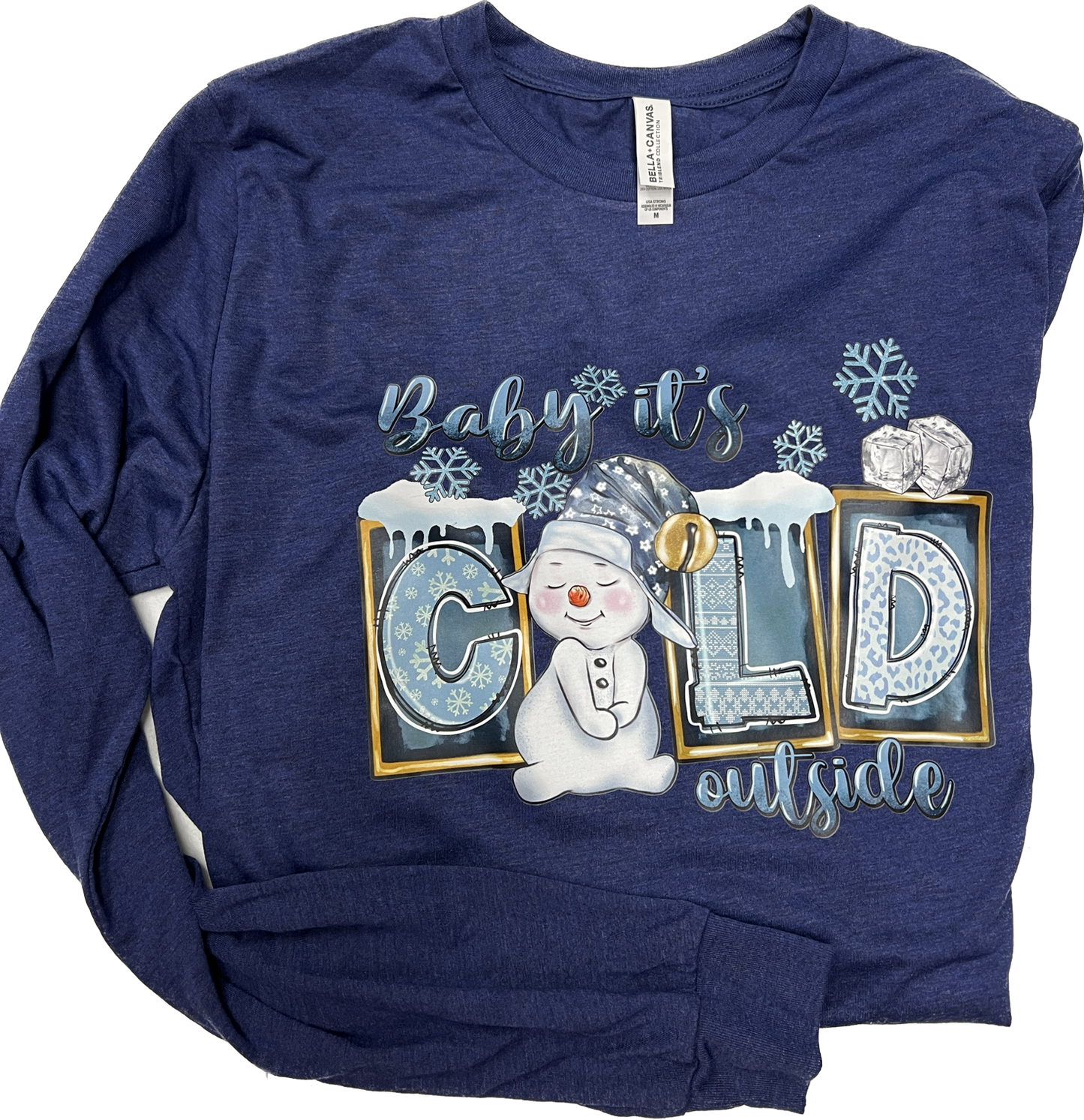 BABY ITS COLD OUTSIDE - BELLA LONG SLEEVE T-SHIRT