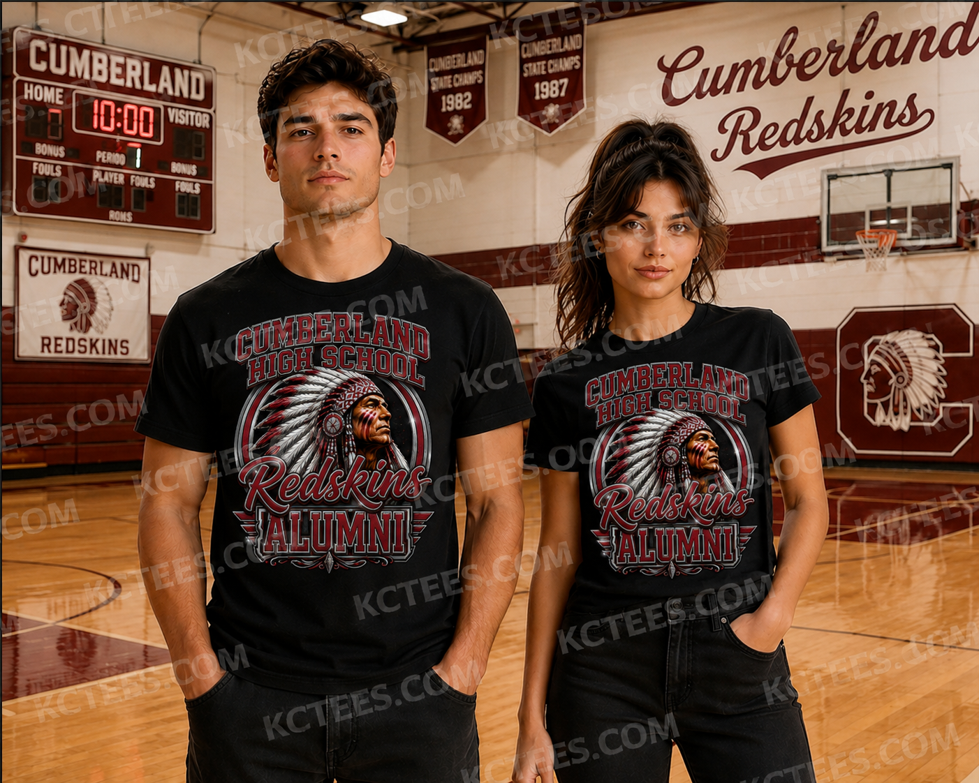 CUMBERLAND REDSKIN ALUMNI _ screen printed