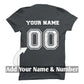 CRUSADERS BASEBALL SHORT SLEEVE T-SHIRT WITH NAME AND NUMBER ON BACK