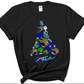 North Laurel Jaguars School Christmas tree shirt kenscustomtees©2022