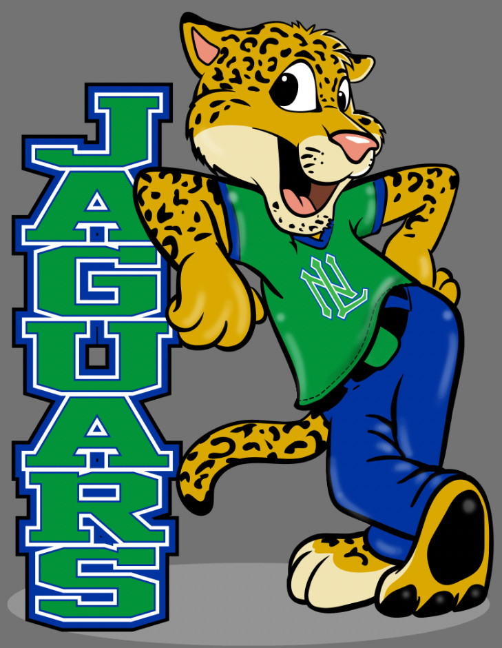 North Laurel School Jaguar Retro Cat short sleeve T shirt