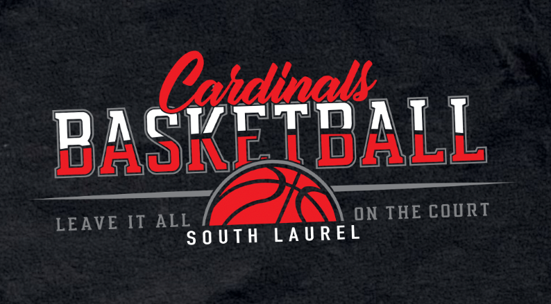 SOUTH LAUREL CARDINALS SCHOOL BASKETBALL  2 Crewneck Sweatshirt