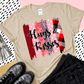 Hugs and Kisses stripe Valentines Day shirt