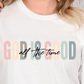 GOD IS GOOD. ALL THE TIME. WHITE SHORT SLEEVE T SHIRT